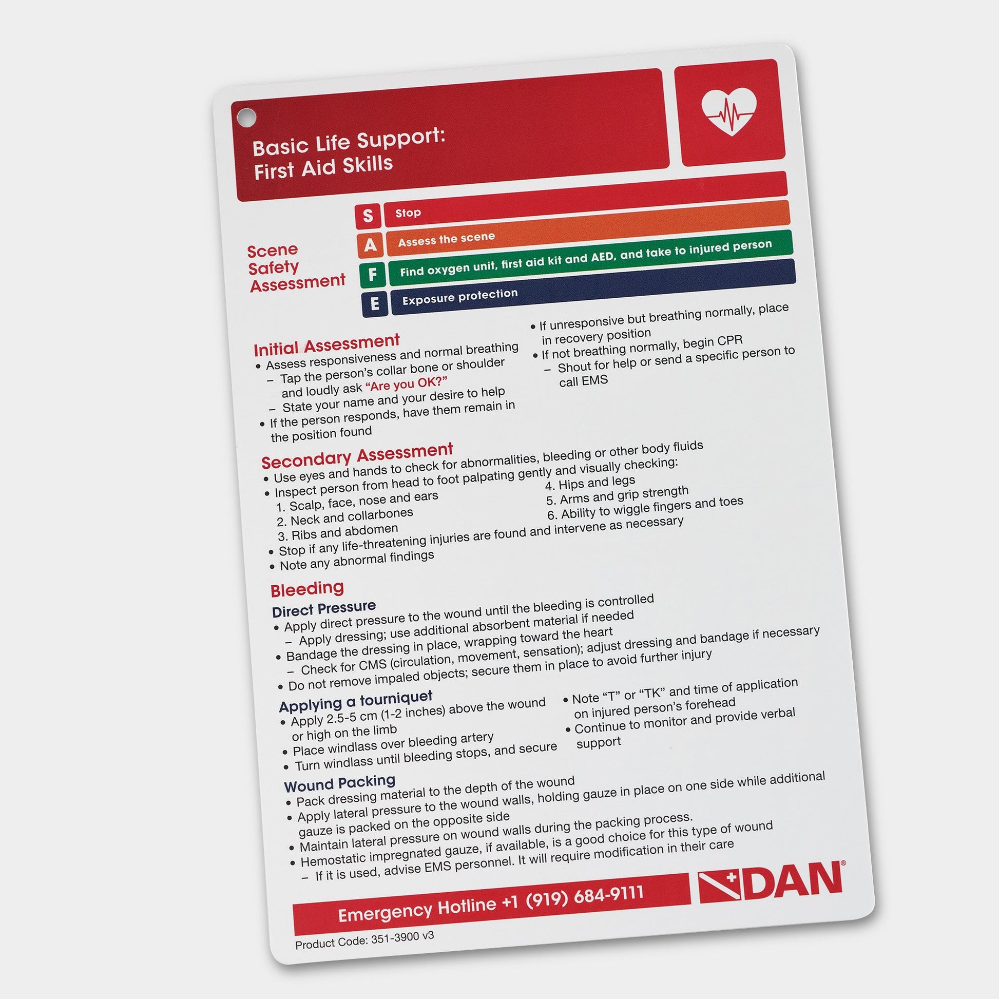 Complete BLS: FA Skills & CPR,AED,FBAO Student Kit – Divers Alert Network