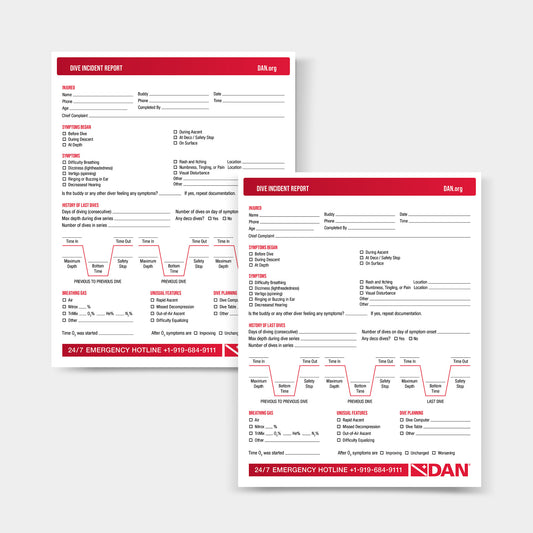 Dive Incident Report Slate - Complimentary