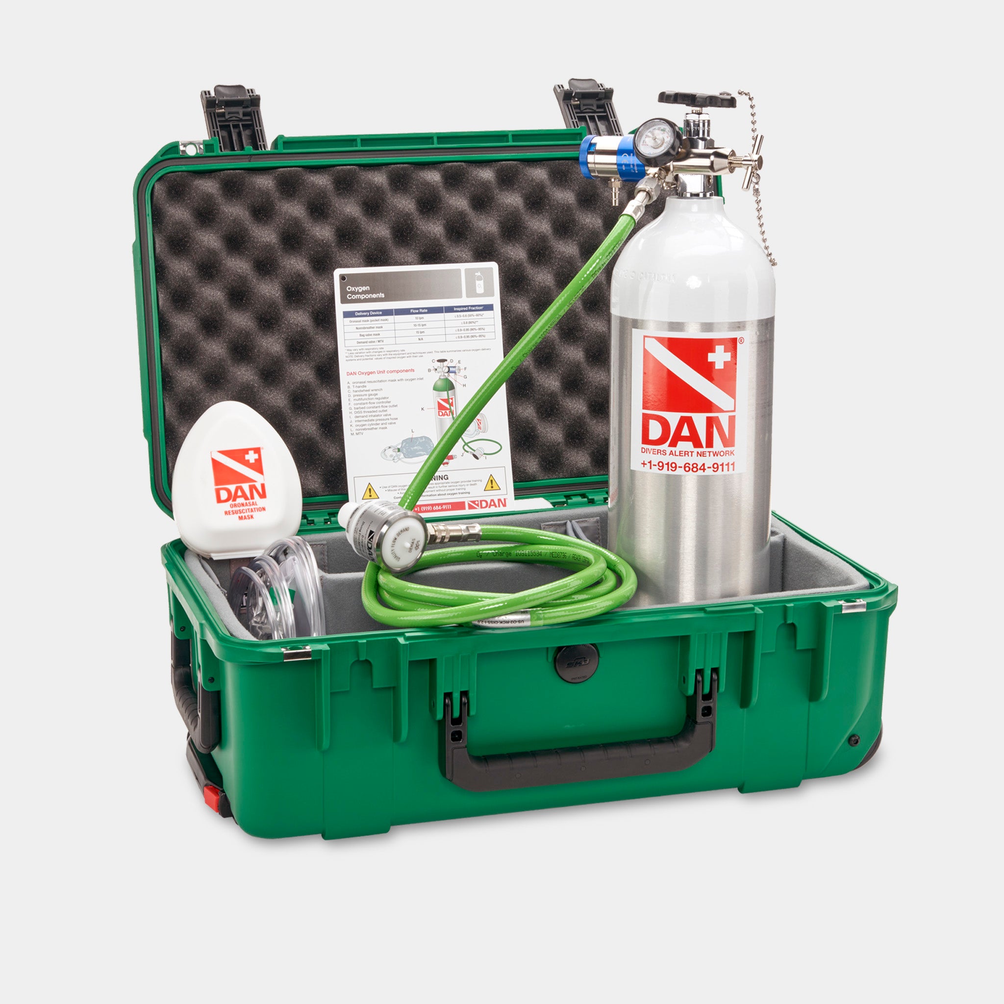 Rescue Pack Extended Care Plus (White Cylinder) โ Divers Alert Network