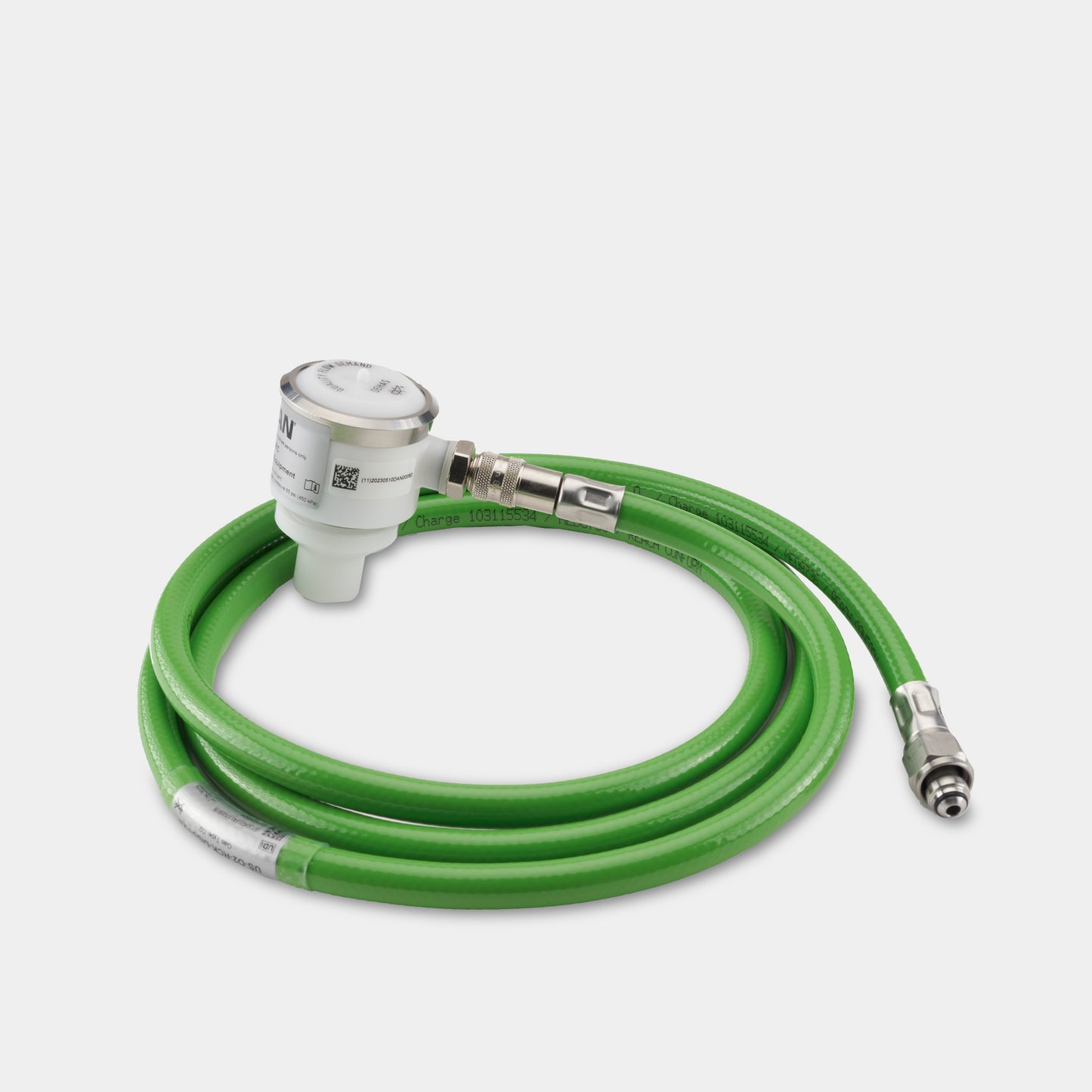 Demand Valve w/QC green 6ft hose