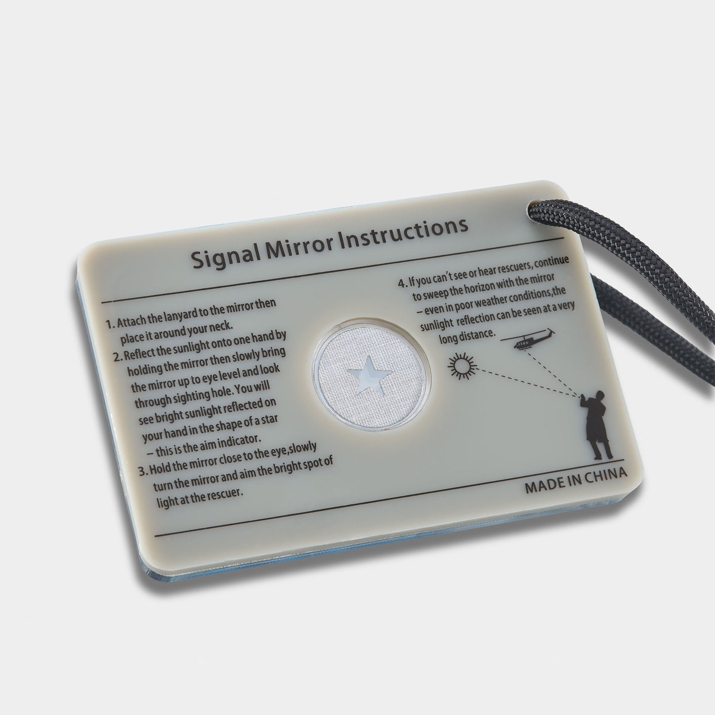 Emergency Signaling Mirror