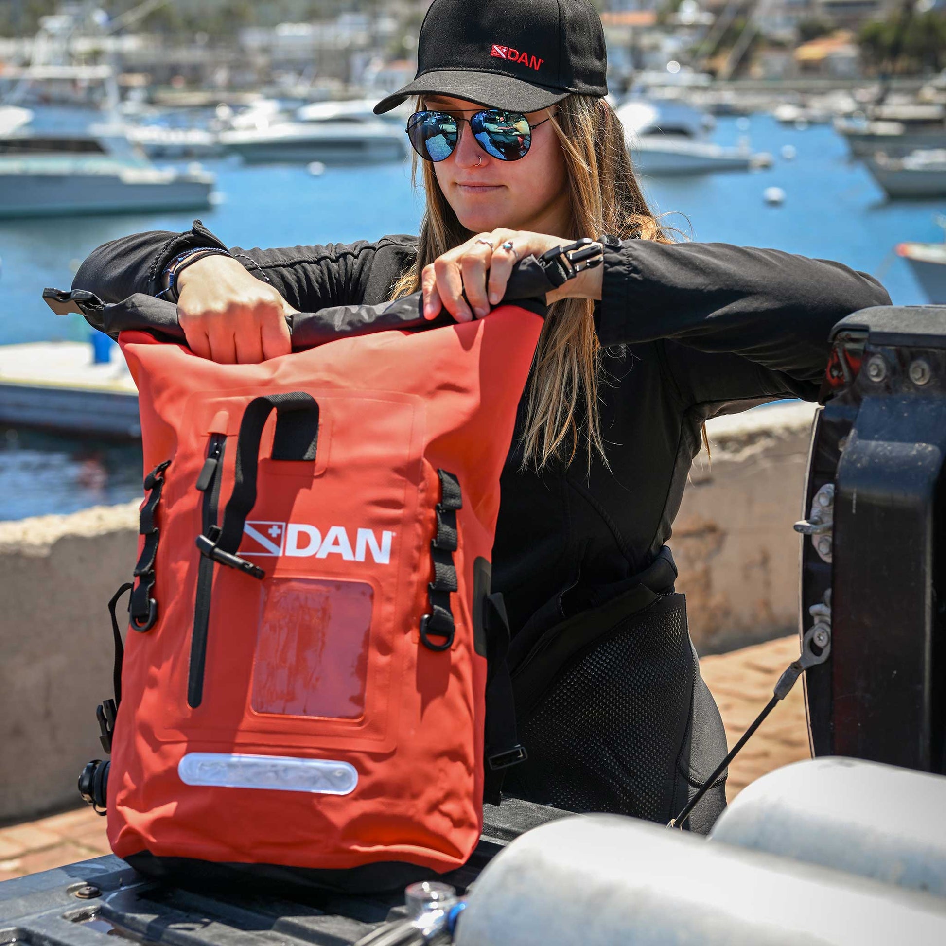 best dry bag backpack for travel DAN 30L Dry Bag Backpack – Divers Alert Network